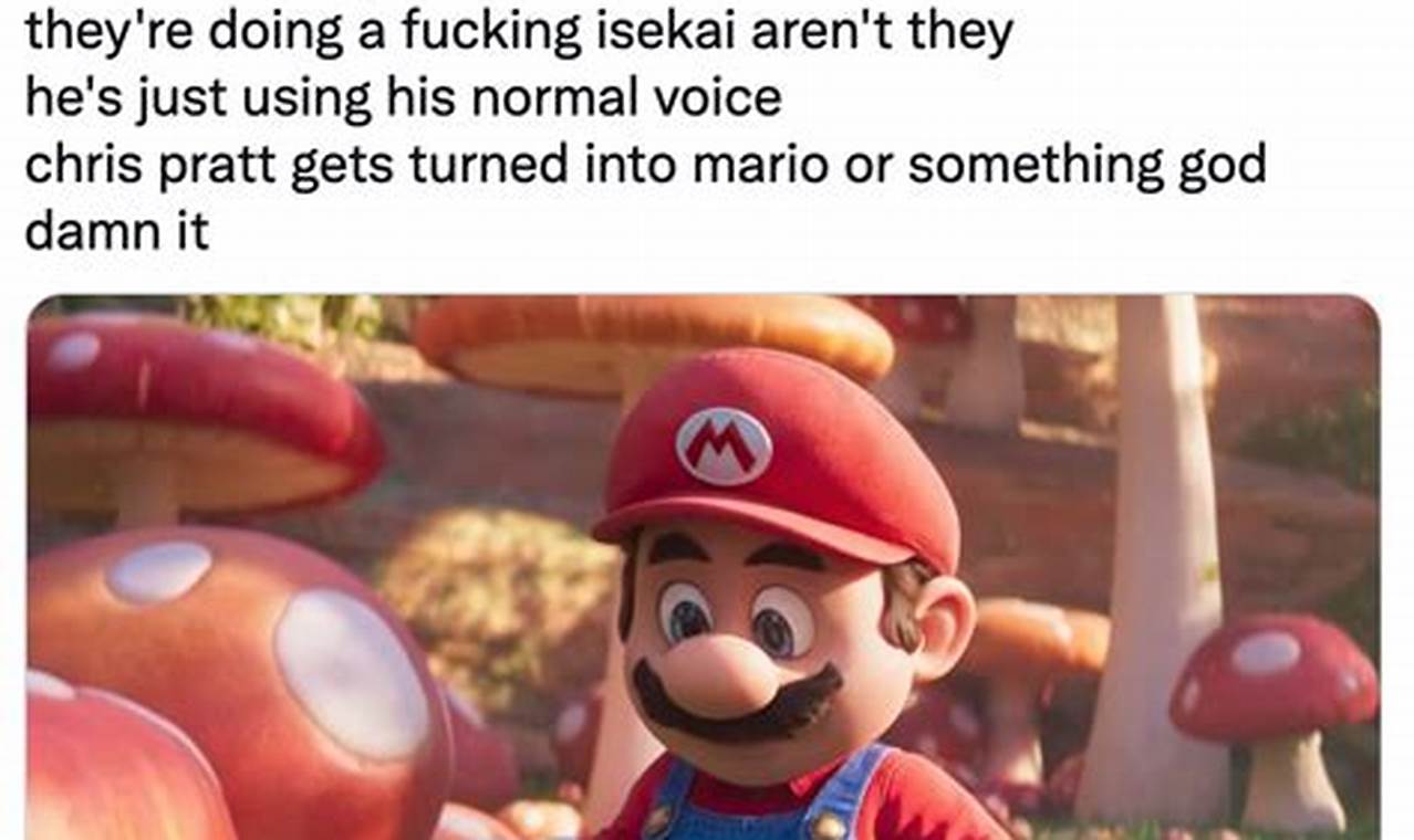 Mario Movie 2024 Memes