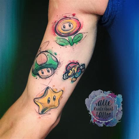 Pin by Eric on Images mario Tattoos, Tattoo designs