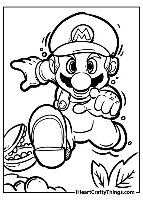 Mario Brothers Color Pages