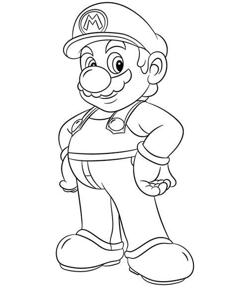 Mario Character Coloring Pages