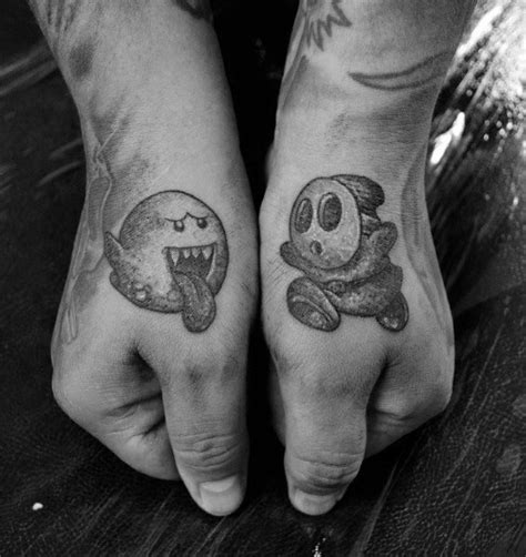Mario Ghost Tattoo