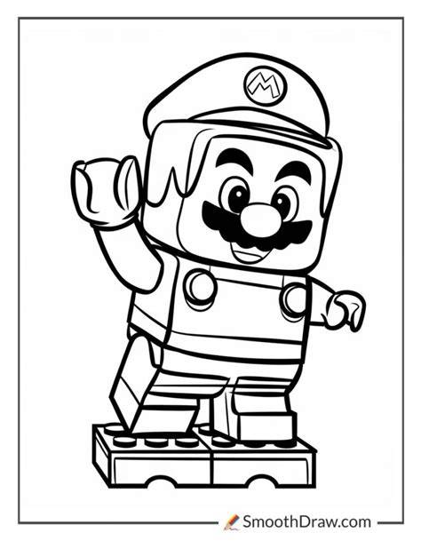 Mario Lego Coloring Pages