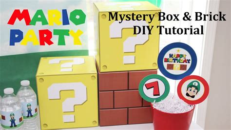 Mario Mystery Box Printable
