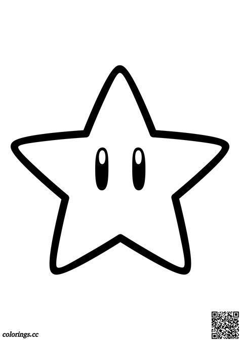 Mario Star Printable