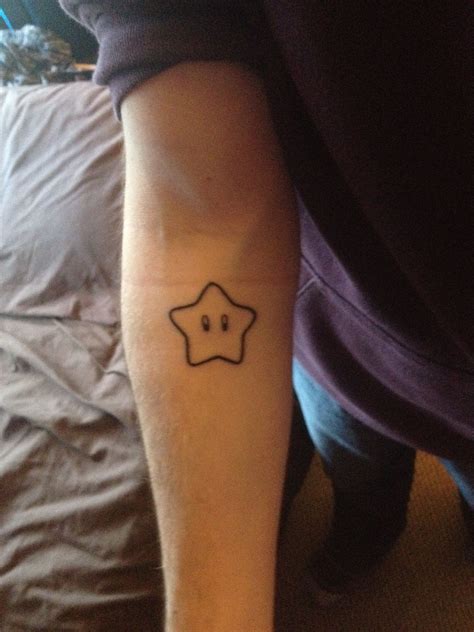 Mario Star Tattoo