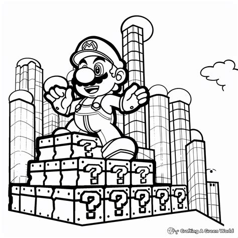 Mario World Coloring Pages