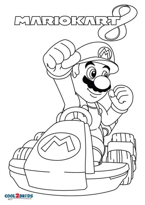 Mariokart Coloring Page