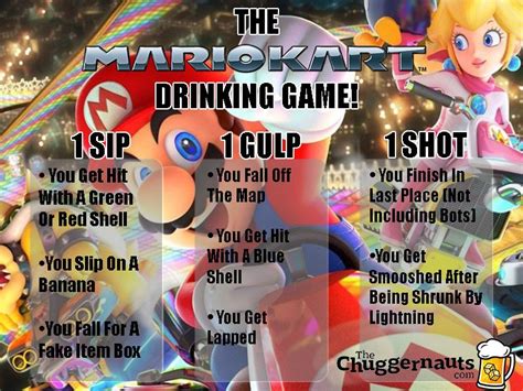 Mariokart Drinking Game