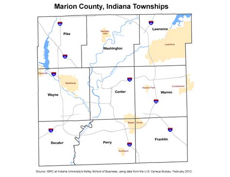 Marion County Illinois Township Map