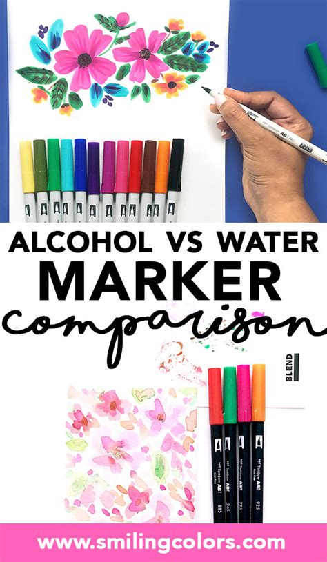 Markers (Alcohol-Based vs. Water-Based)