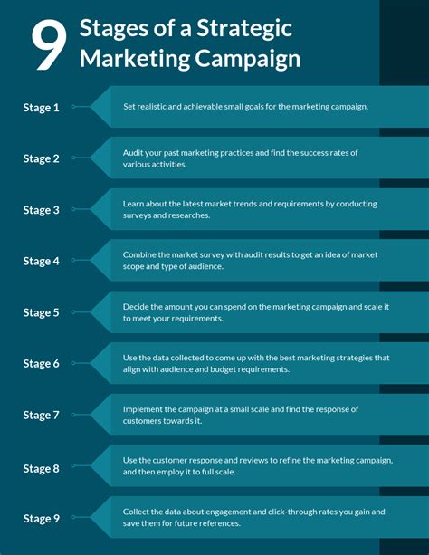 Blue Marketing Campaign Process Infographic Template Infographic templates, Process