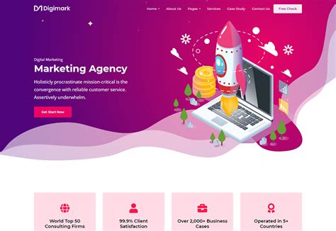Online Marketing 1 Page website Design by Abdur Rahman on Dribbble