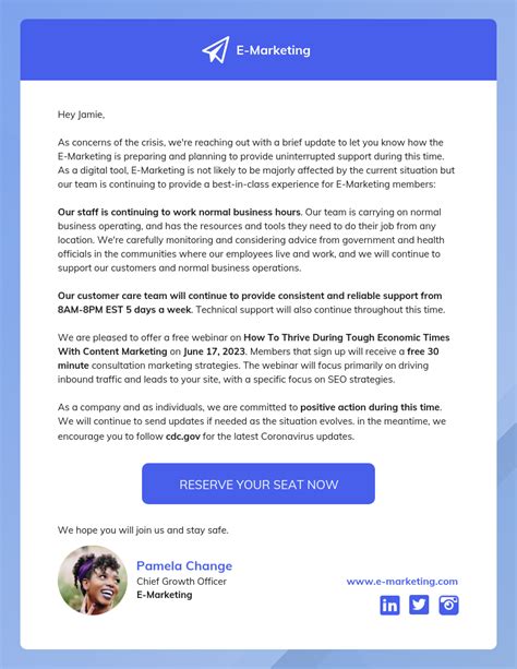 Marketing Email Templates Free