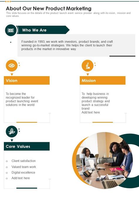 Marketing One Pager Template