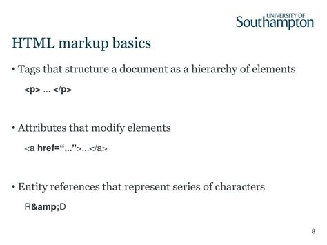 Markup Basics