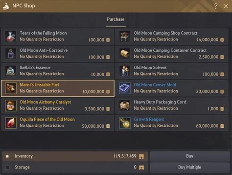 Marni's Processed Fuel - BDO Codex