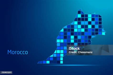 Pemandangan kota modern Maroko yang menunjukkan infrastruktur digital