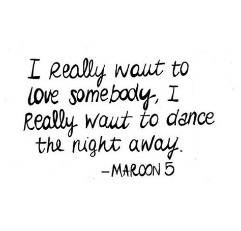 Maroon 5 Love Quotes