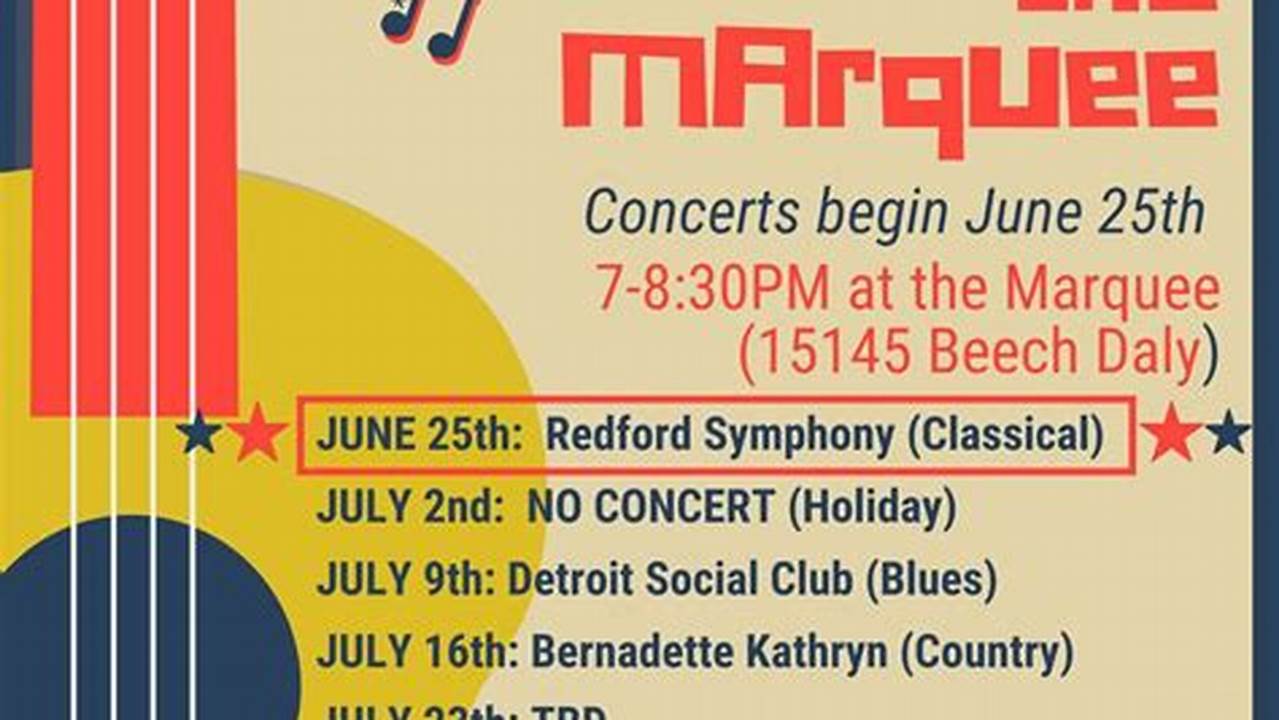 Marquee Concerts 2024