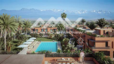 Marrakech Atlas Mountain view