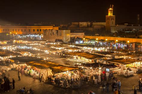 Marrakech Night Market Scene