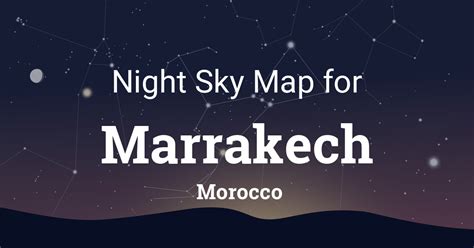 Marrakech Night sky