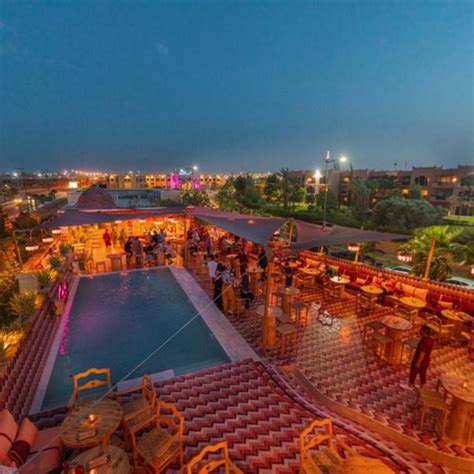 Marrakech rooftop stairs