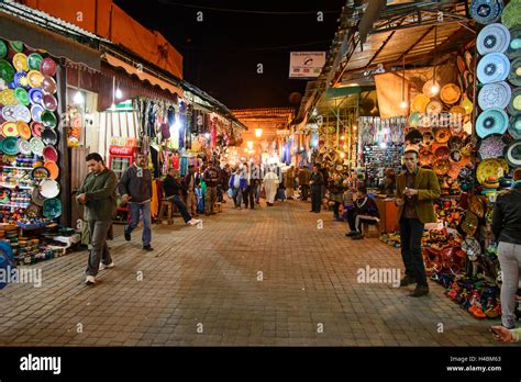 Marrakech souks night
