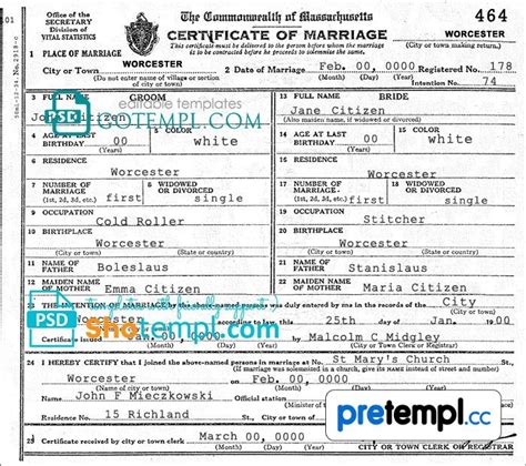 Get Your Official Marriage Certificate in Massachusetts: A Step-by-Step Guide