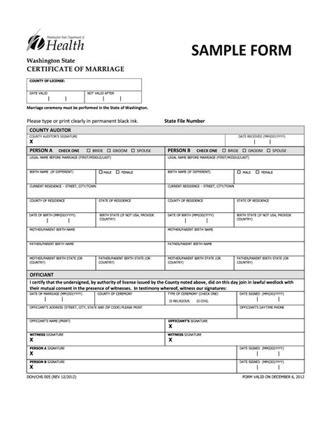 Complete Guide to Obtaining a Marriage Certificate in Washington State | Everything You Need to Know