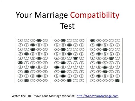 Discover Your Perfect Match: Taking the Marriage Compatibility Test