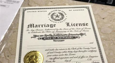 Marriage License Houston: Updated Information