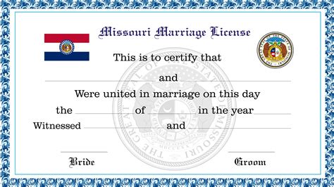 Everything You Need to Know About Obtaining a Marriage License in Missouri - A Comprehensive Guide