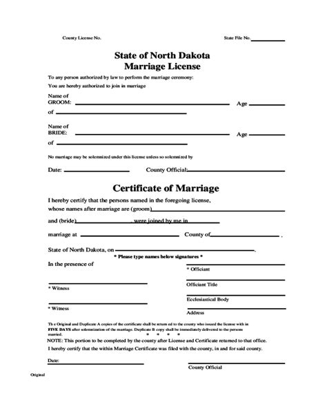 Discover How to Secure Your Marriage with a Marriage License in ND - Expert Guide