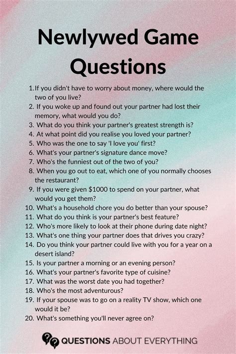 10 Fun and Engaging Marriage Questions Game to Spice Up Your Relationship