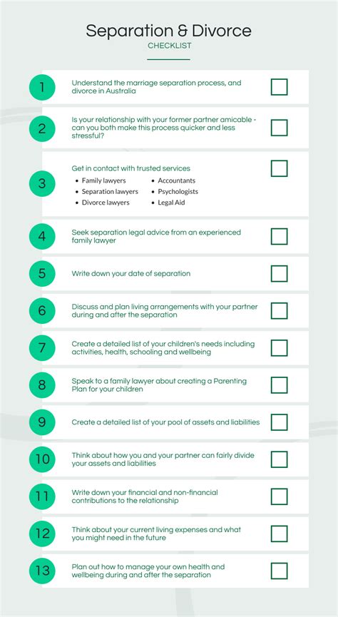 Ensure a Smooth and Organized Separation: Your Ultimate Marriage Separation Checklist