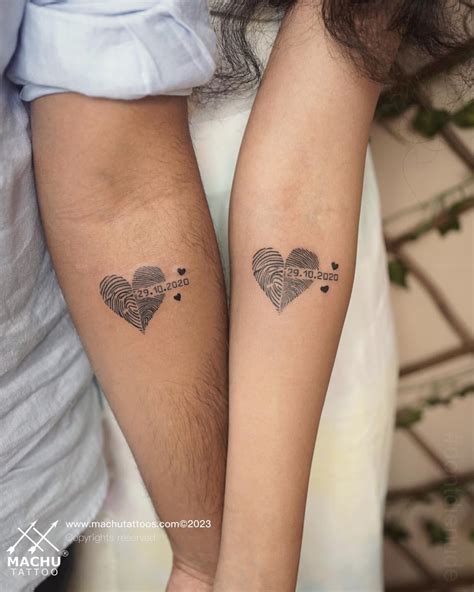 Married Couple Cool Matching Tattoos For Couples