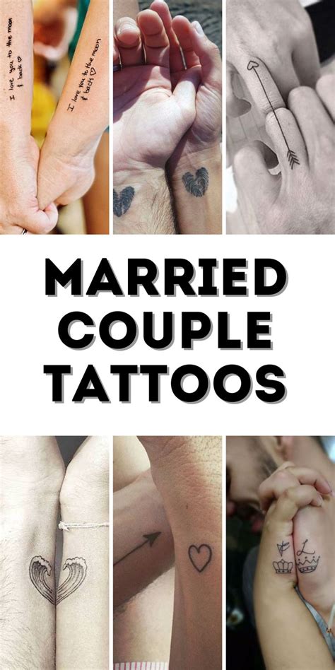 Married Couple Matching Tattoos For Couples Small