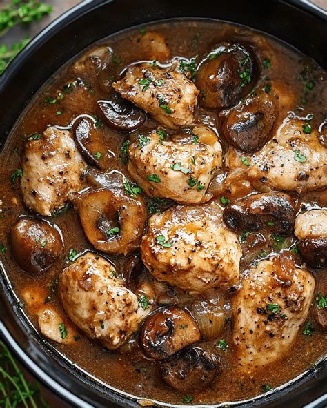 Marsala meal close up