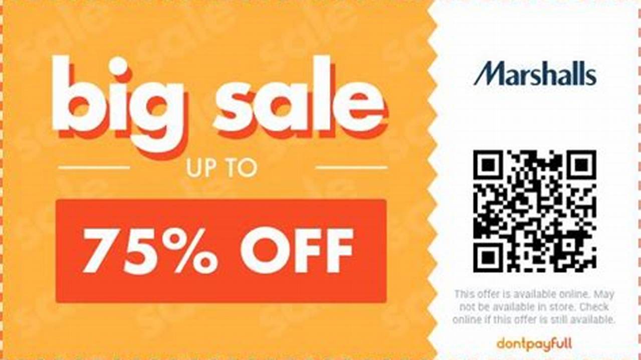 Marshalls Promo Code 2025