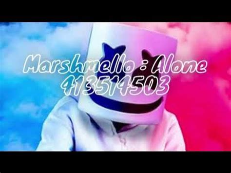 Marshmello - Alone Roblox ID - Music Code - YouTube