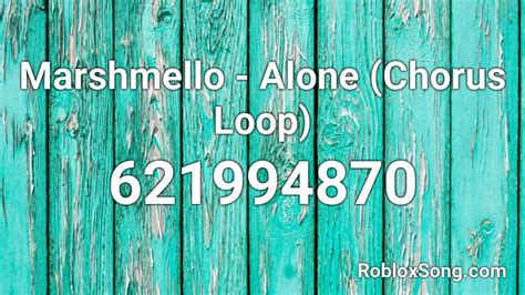 Marshmello - Alone Roblox ID - Roblox music codes