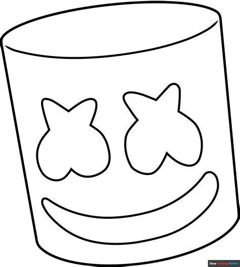 Marshmello Coloring Page