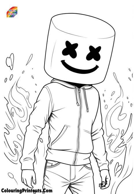 Marshmello Coloring Pages