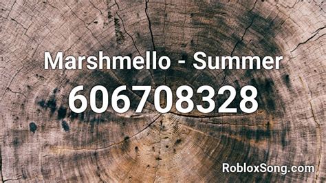 Marshmello Roblox ID Codes - Roblox ID