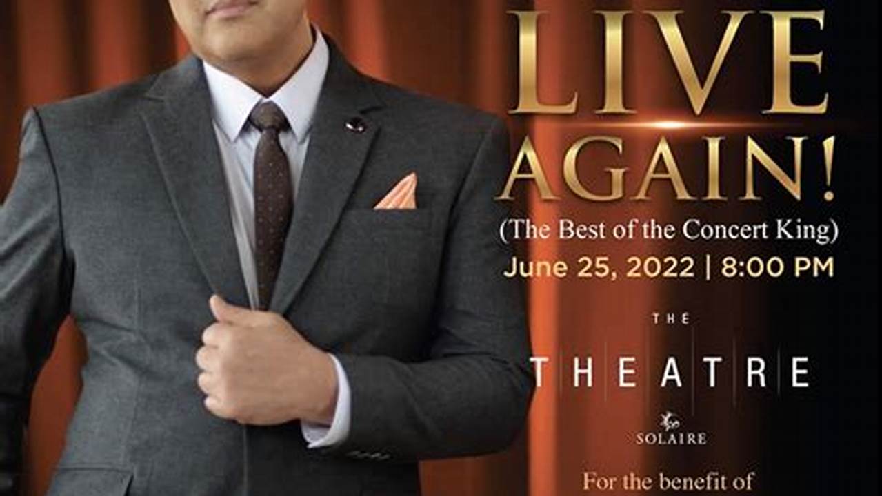 Martin Nievera Concert 2024 Philippines