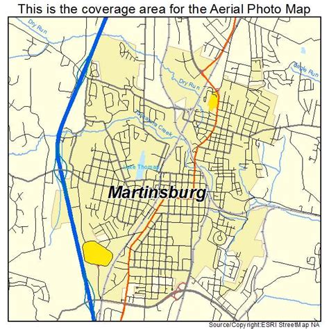 Martinsburg West Virginia Map