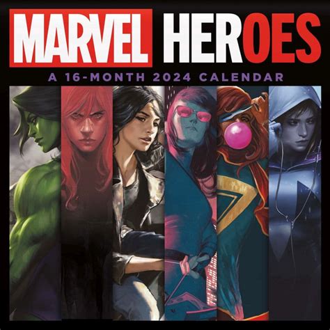Marvel Comic Calendar