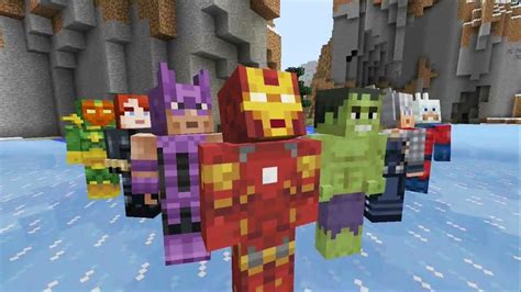 Unleash your Inner Superhero with Marvel Minecraft Skin Pack!
