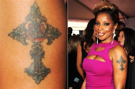 Mary J Blige Tattoos